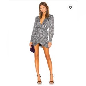 L’Academie Joyce Mini dress black and white